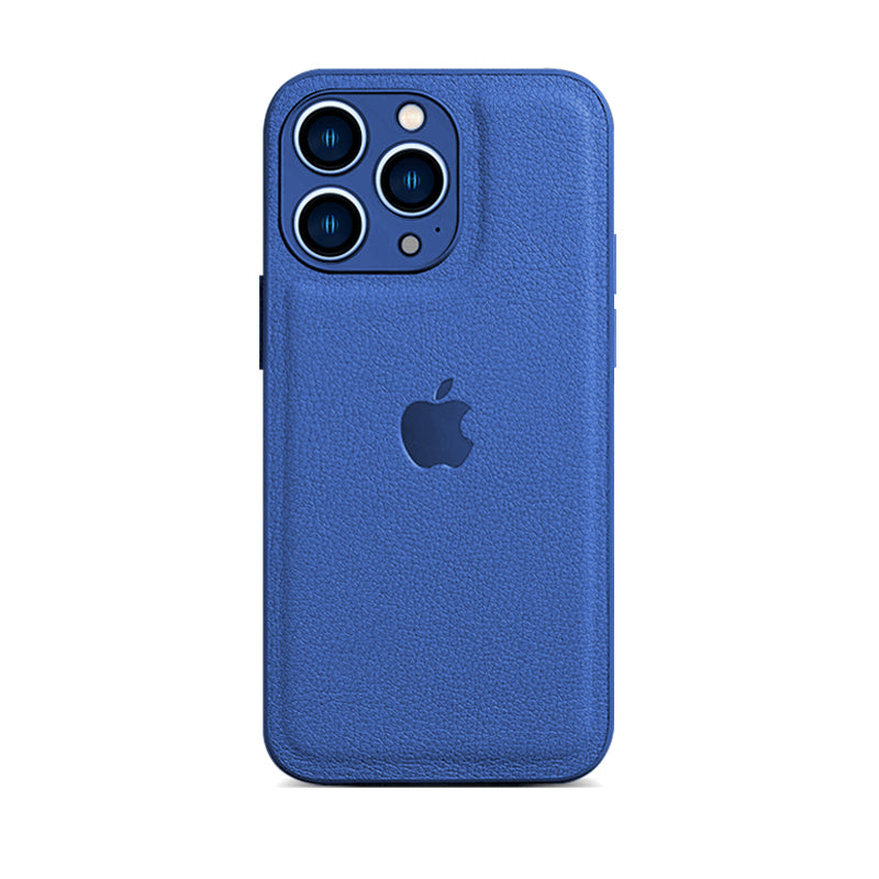 Graphite iPhone Leather Phone Case For iPhone 16 / 15 / 14