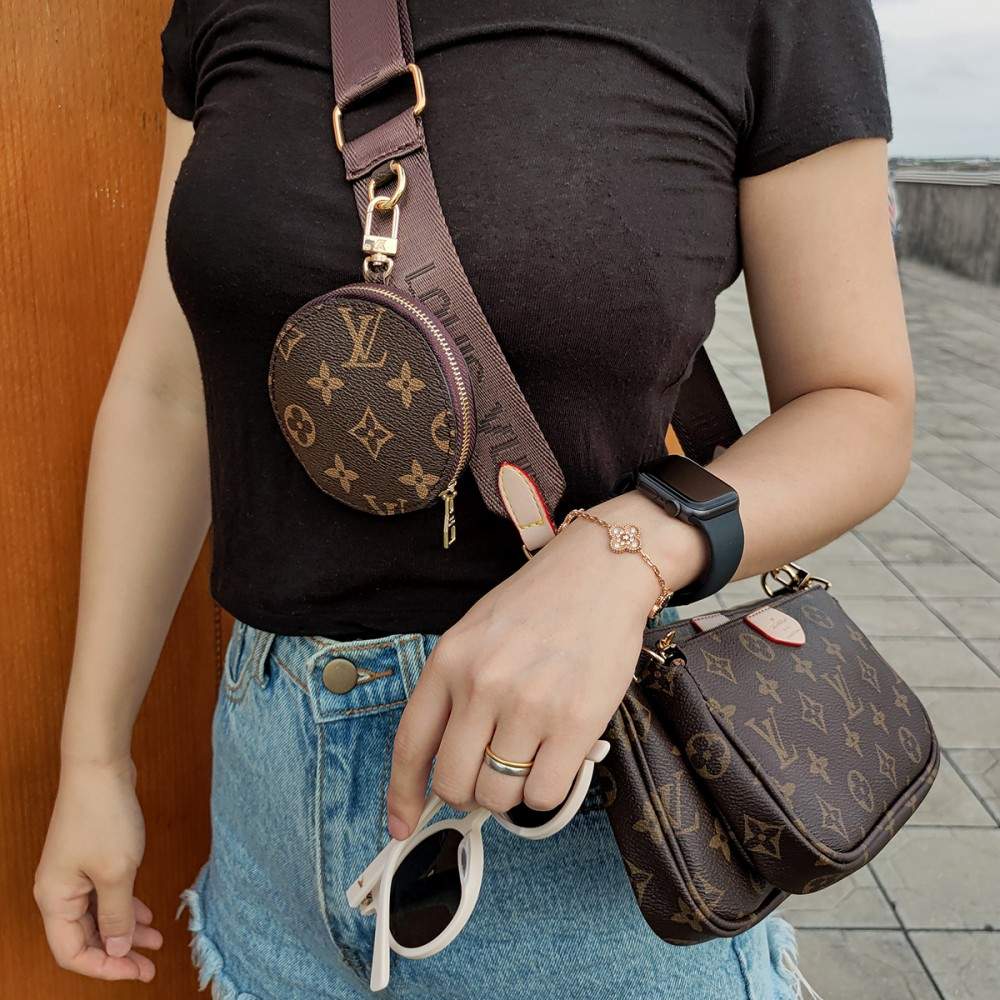 Louis Vuitton Luxury Bag with Detachable Strap-3 in 1
