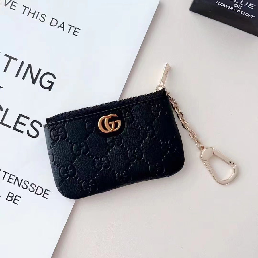 Style Embossed Keychain Wallet