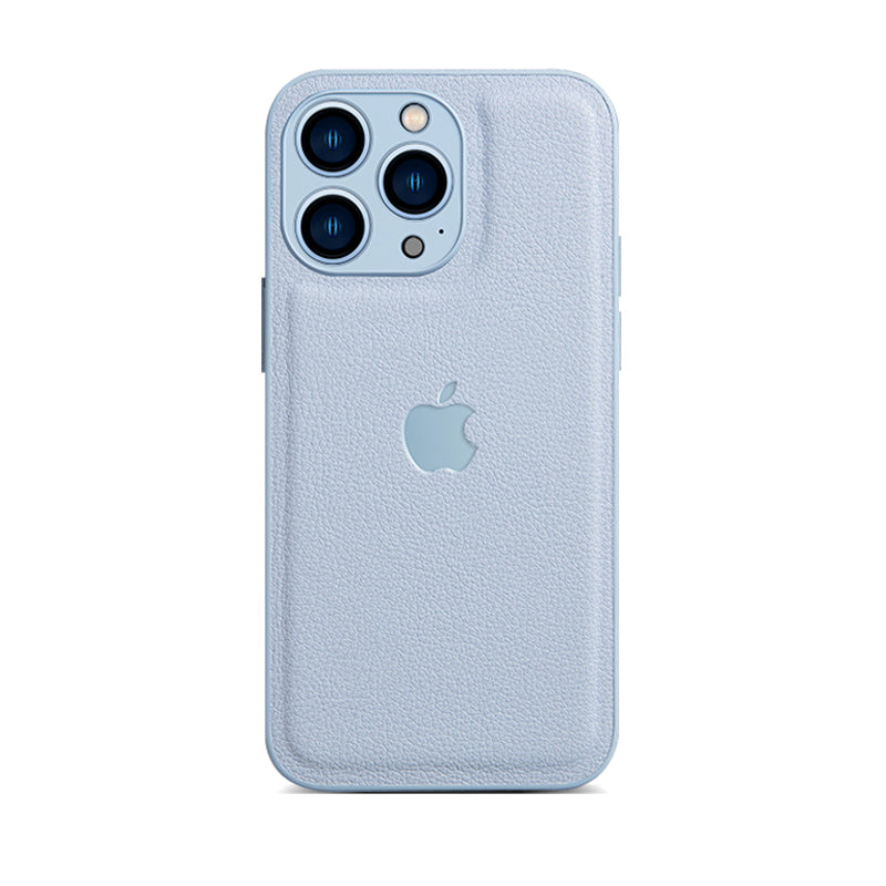 Graphite iPhone Leather Phone Case For iPhone 16 / 15 / 14
