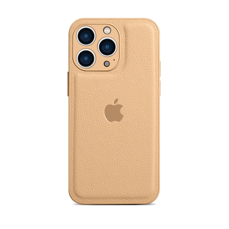 Graphite iPhone Leather Phone Case For iPhone 16 / 15 / 14