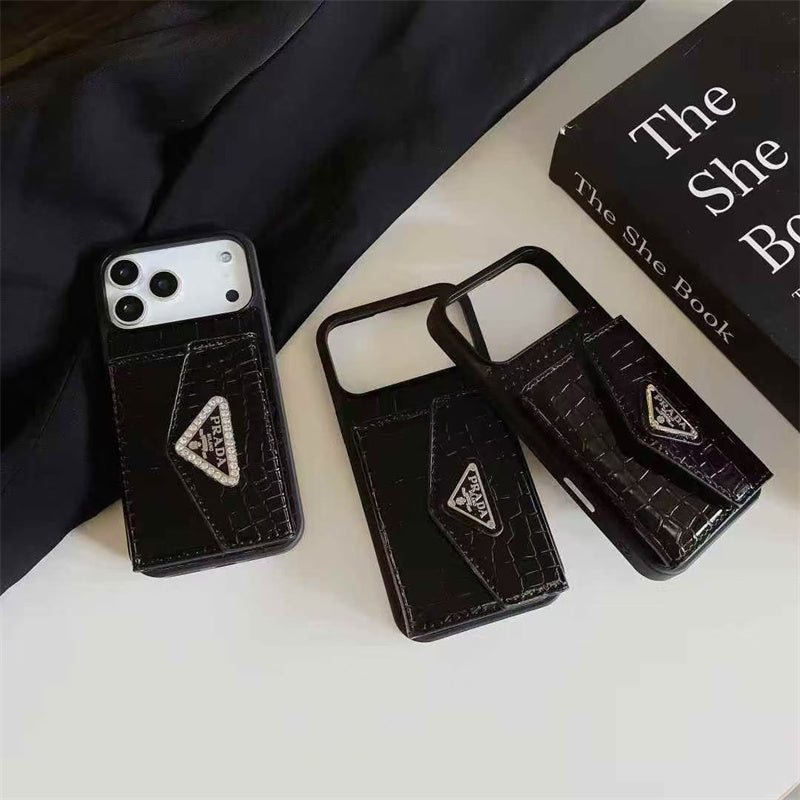 Classic Grain Leather Case for iPhone 12-17