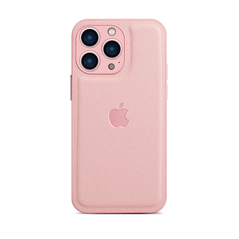 Graphite iPhone Leather Phone Case For iPhone 16 / 15 / 14