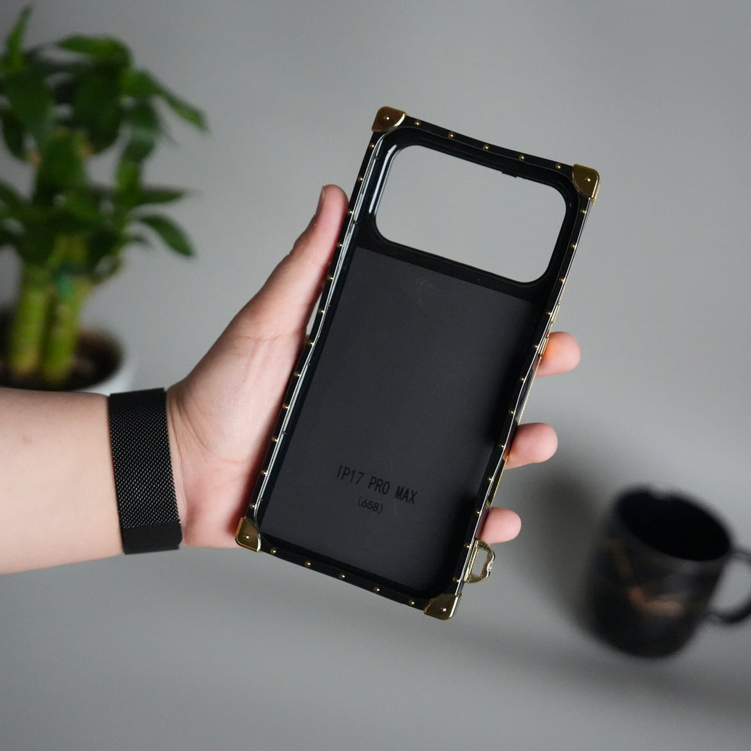 Luxury Brand Shiny Trunk Case For iPhone 12-17