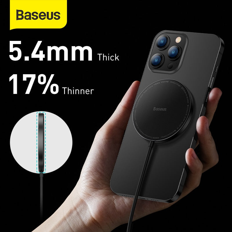 15W Magnetic Wireless Chargers For iPhone / Airpods Pro - theroxymob