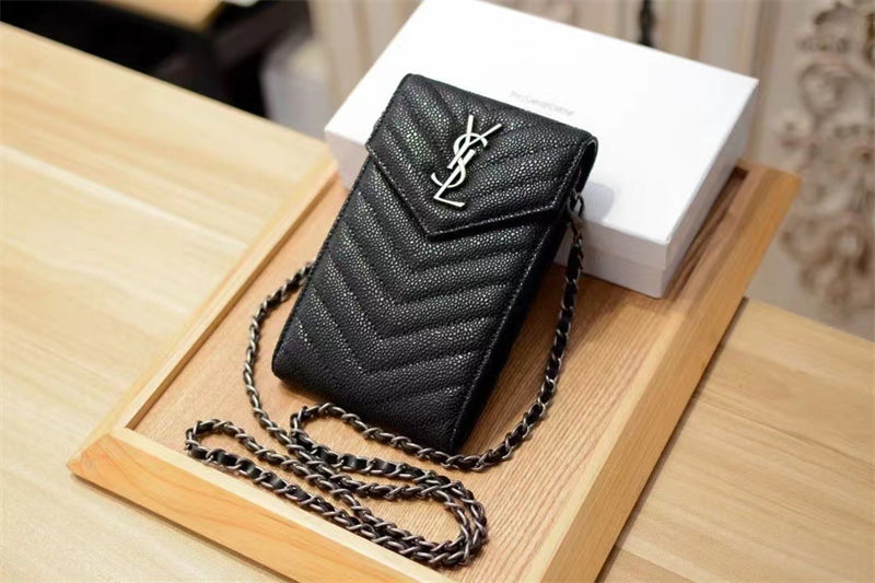 Elegant GG genuine leather crossbody bag