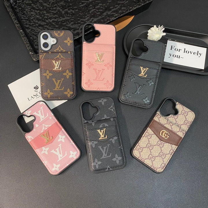 Luxury Case with CARD BAG IPHONE CASE Roxy New 2