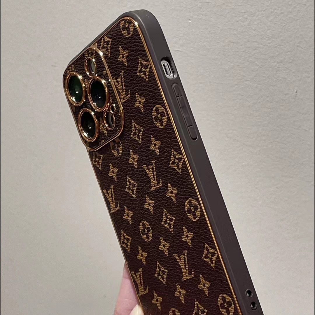 BROWN COLOR PHONE CASE FOR IPHONE