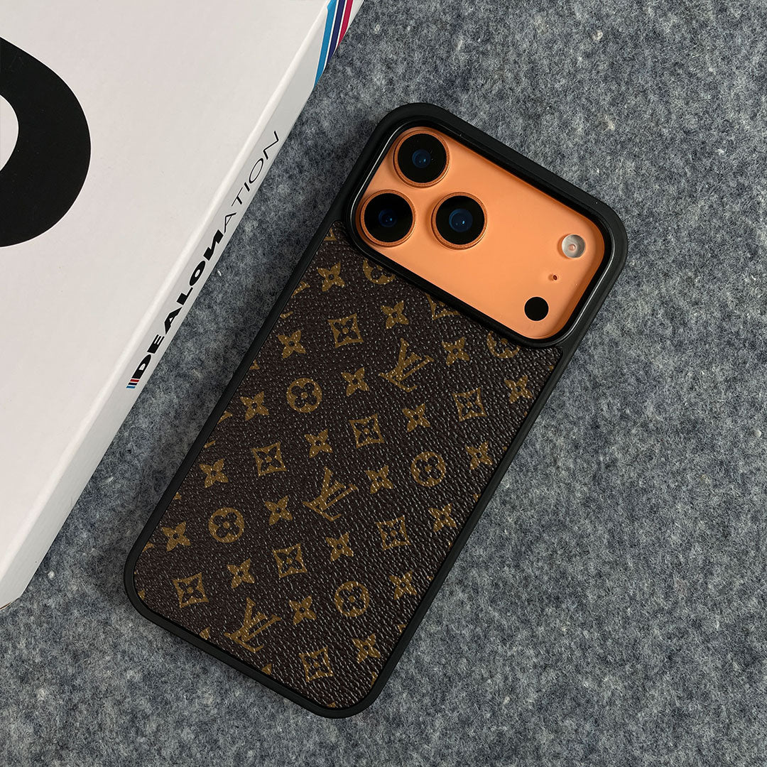 Luxury Designer Leather Case For iPhone 17 / 16 / 15 / 14