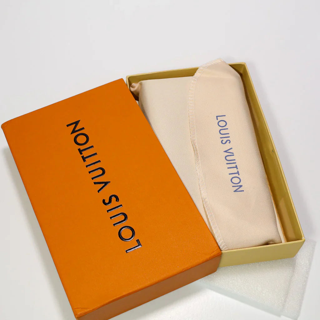 Luxury Louis Vuitton Monogram Long Wallet Zipper Closure