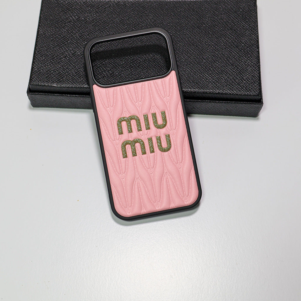 Miu Miu Phone Case for iPhone 17/ 16/ 15/ 14