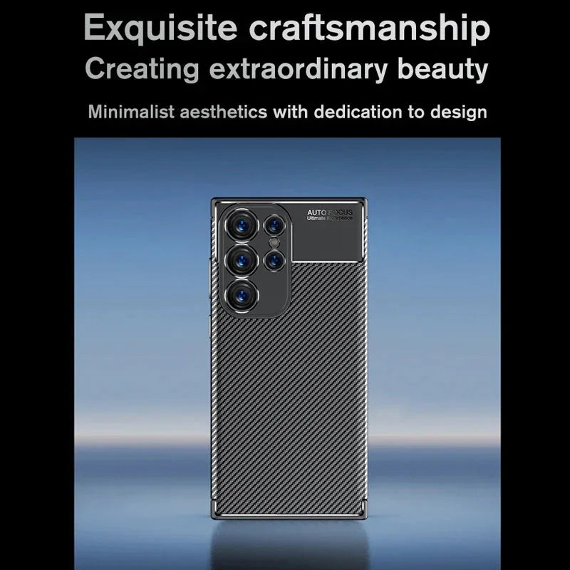Soft shell Fibre Case For Samsung Galaxy S25 / S24 THEROXYMOB