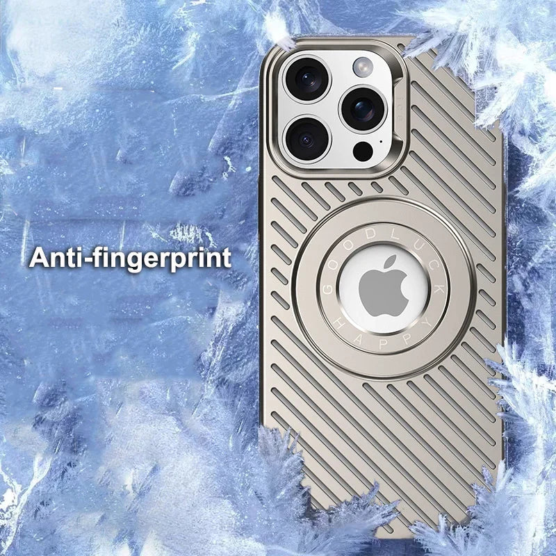 MAGNETIC CASE MATTE HEAT DISSIPATION HARD FOR IPHONE 16 15 14