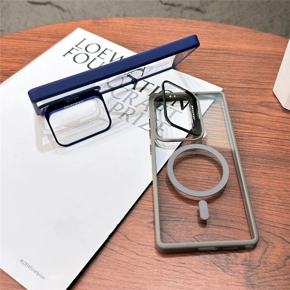 Folding Lens Stand Magsafe Case For Samsung S25 THEROXYMOB