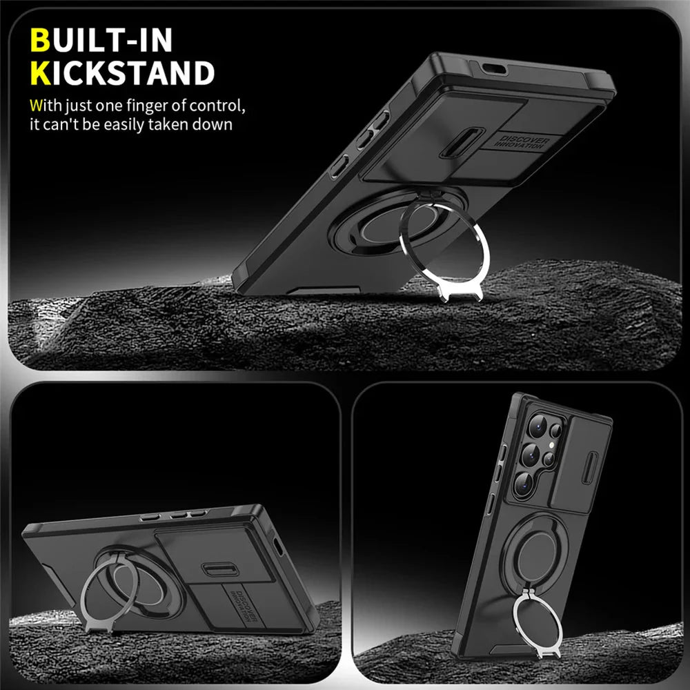 Slide Camera Protection Magsafe Case for Samsung S25 S24 S23 THEROXYMOB