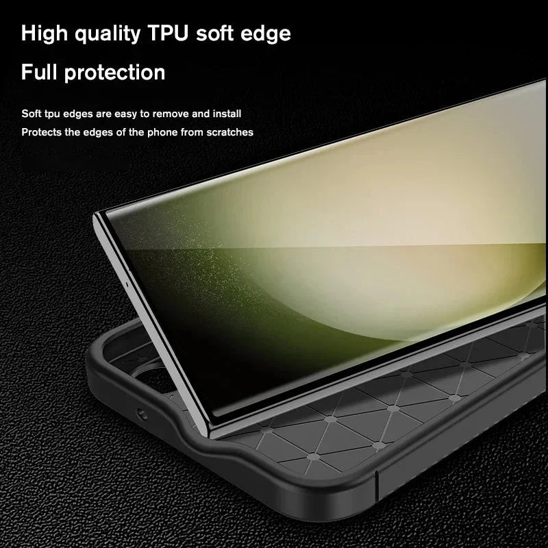 Soft shell Fibre Case For Samsung Galaxy S25 / S24 THEROXYMOB