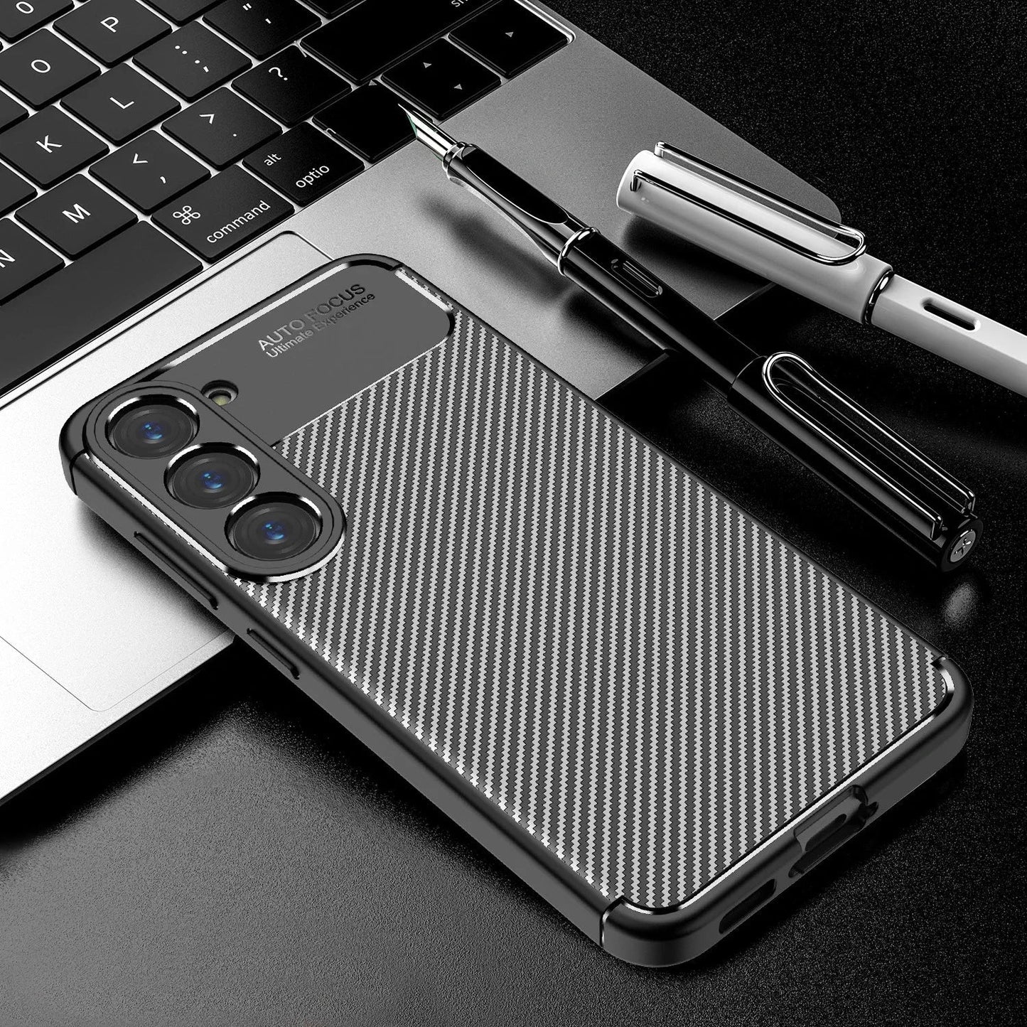 Soft shell Fibre Case For Samsung Galaxy S25 / S24 THEROXYMOB
