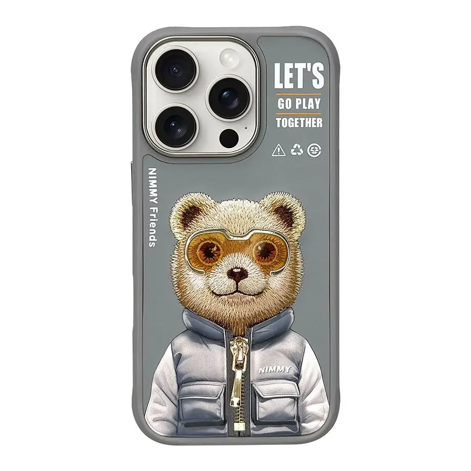 Super 3D cute Animal Case For Iphone 16 15 14