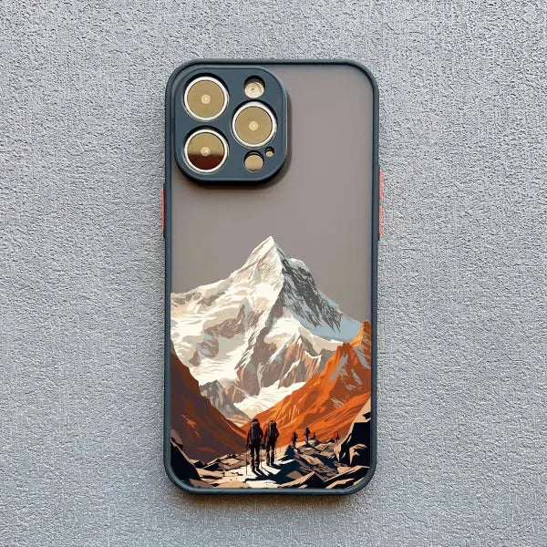 Mountain Peaks Landscape Phone Case for iPhone 16 15 14