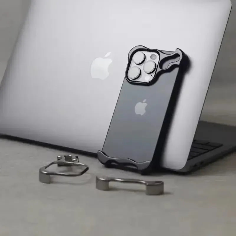 Luxury Plain Aluminum Alloy Phone Case for iPhone 16, 15, 14