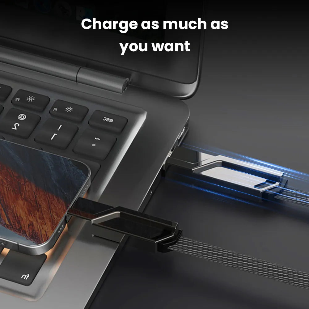 4-in-1 The Cable Fast Charger for iPhone Series And Samsung Series