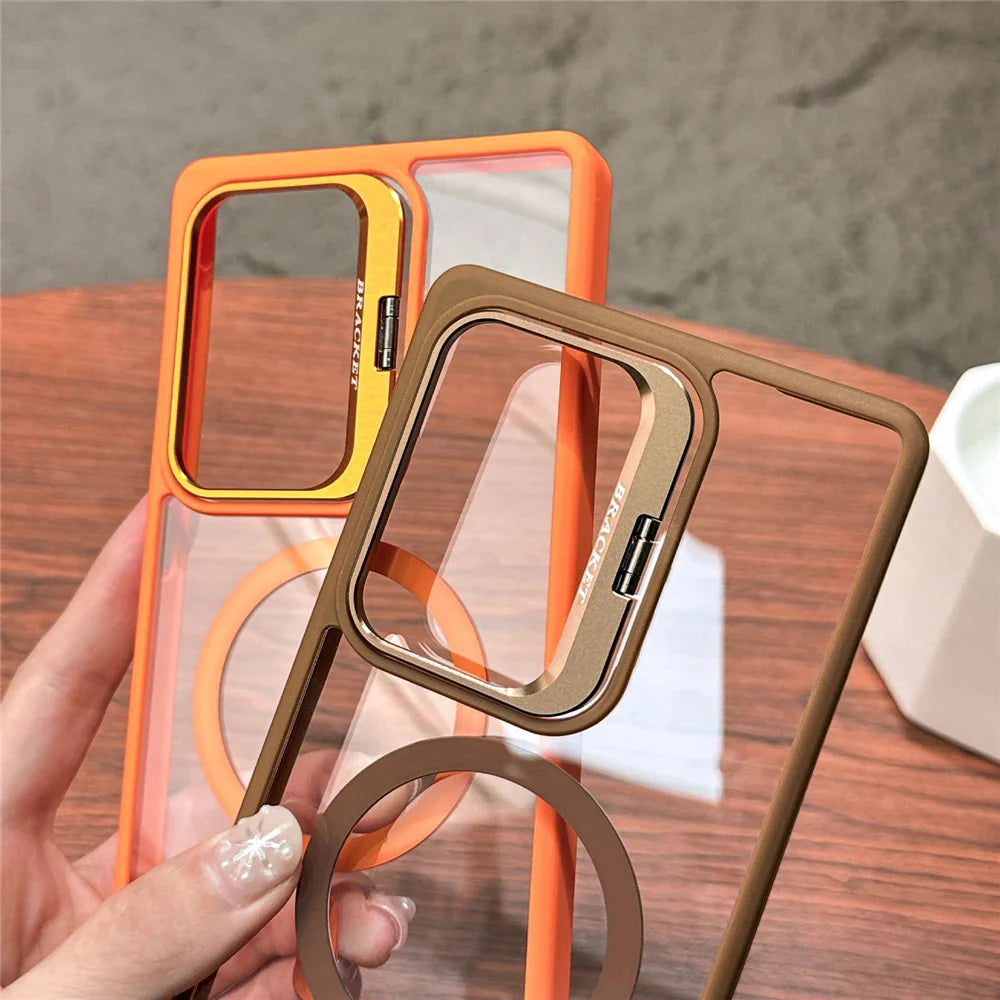 Folding Lens Stand Magsafe Case For Samsung S25 THEROXYMOB
