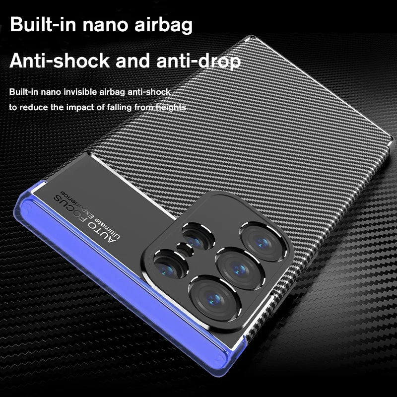 Soft shell Fibre Case For Samsung Galaxy S25 / S24 THEROXYMOB