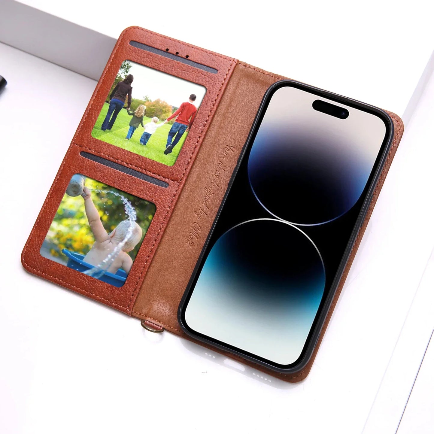 Luxury Leather Wallet Card Slot Holder Phone Case For iPhone 16 15 14