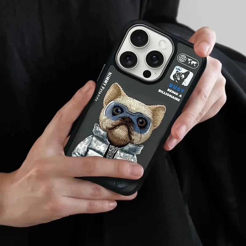 Super 3D cute Animal Case For Iphone 16 15 14