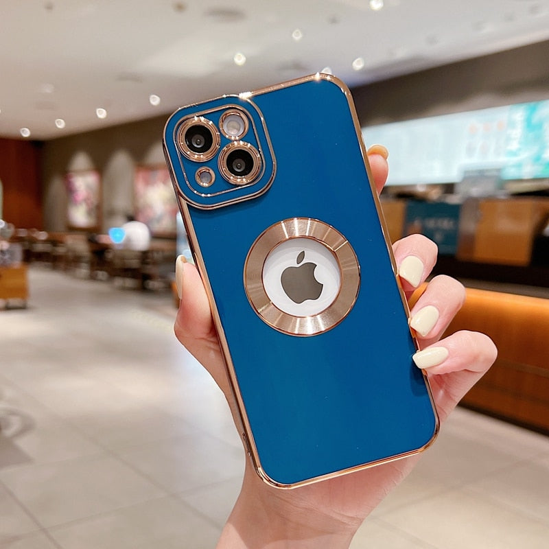 Luxury Soft Electroplated Phone Case For iPhone 13 Series - theroxymob