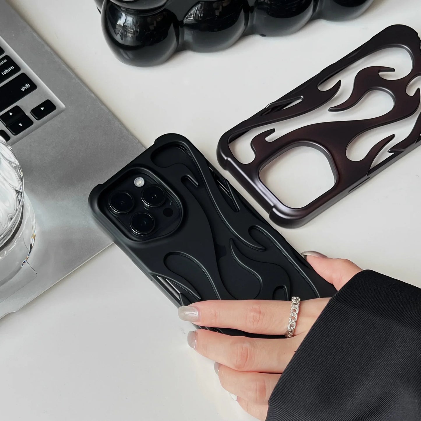Flame Forge Matte Case for iPhone 16 15 14 13
