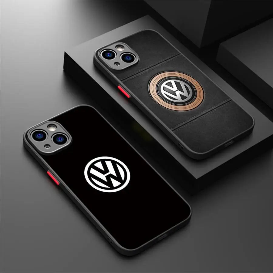 Cool V-Volksw-agen Logo Phone Case for Apple iPhone 16 15 14