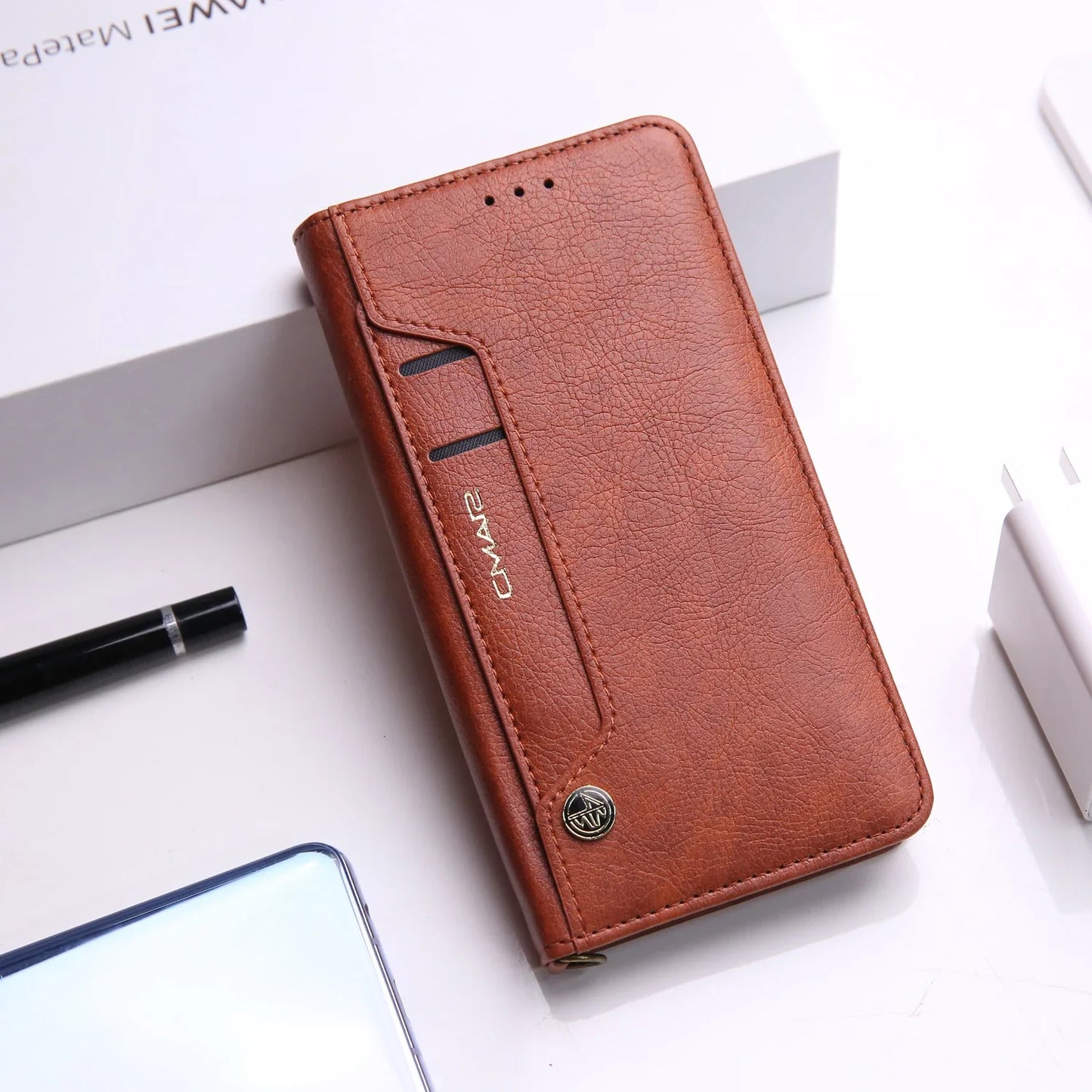 Luxury Leather Wallet Card Slot Holder Phone Case For iPhone 16 15 14