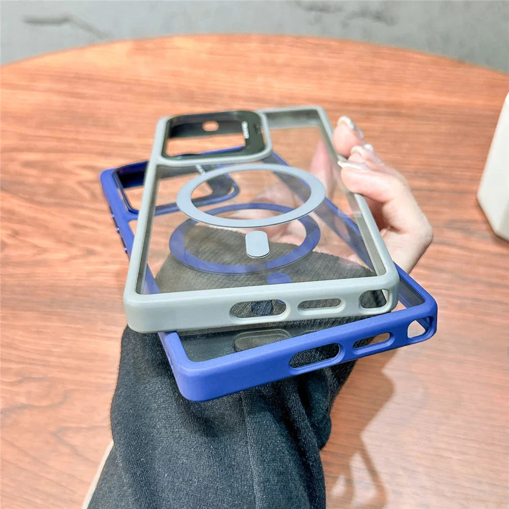Folding Lens Stand Magsafe Case For Samsung S25 THEROXYMOB