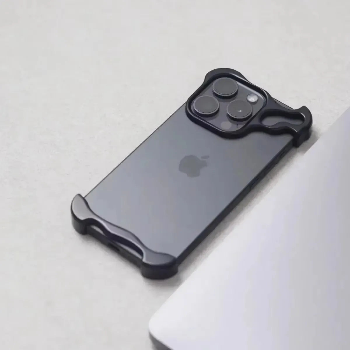 Luxury Plain Aluminum Alloy Phone Case for iPhone 16, 15, 14