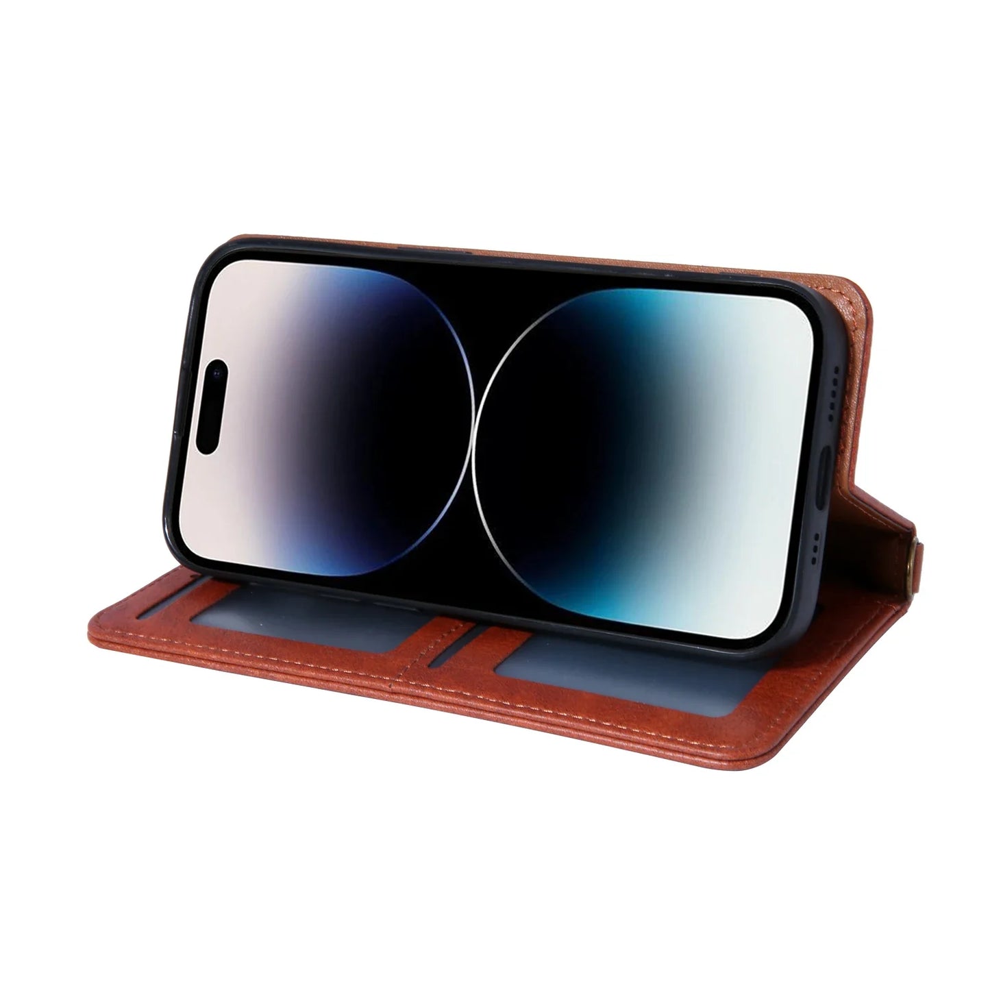Luxury Leather Wallet Card Slot Holder Phone Case For iPhone 16 15 14