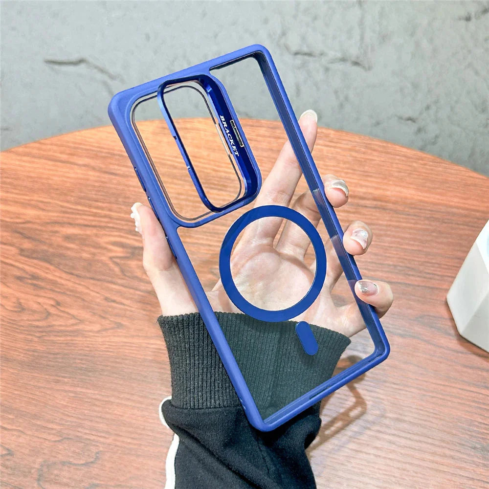 Folding Lens Stand Magsafe Case For Samsung S25 THEROXYMOB