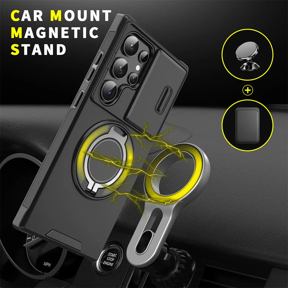 Slide Camera Protection Magsafe Case for Samsung S25 S24 S23 THEROXYMOB