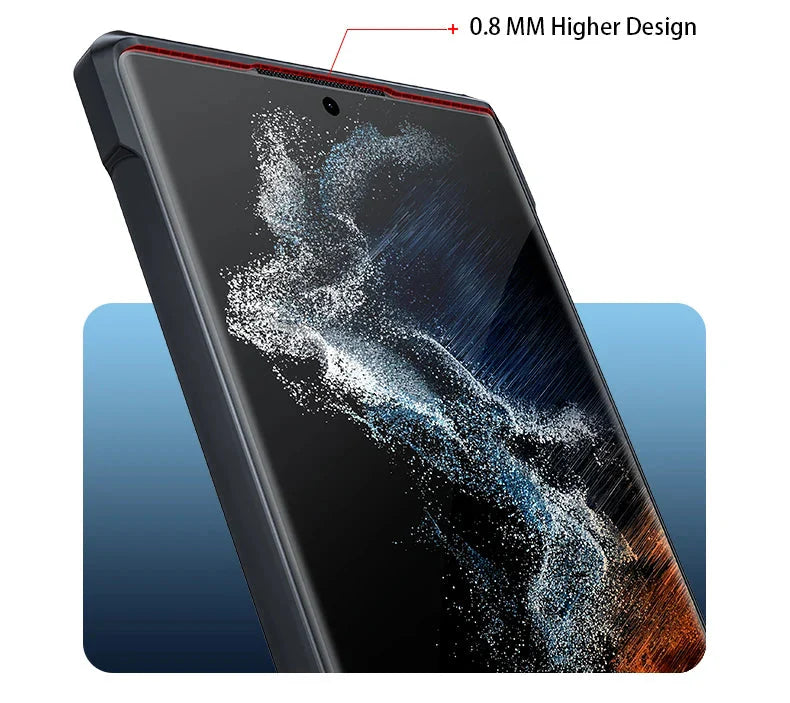 Magnetic Anti-Drop Back Clear Stand Case For Samsung Galaxy S25/ 24/ 23 THEROXYMOB