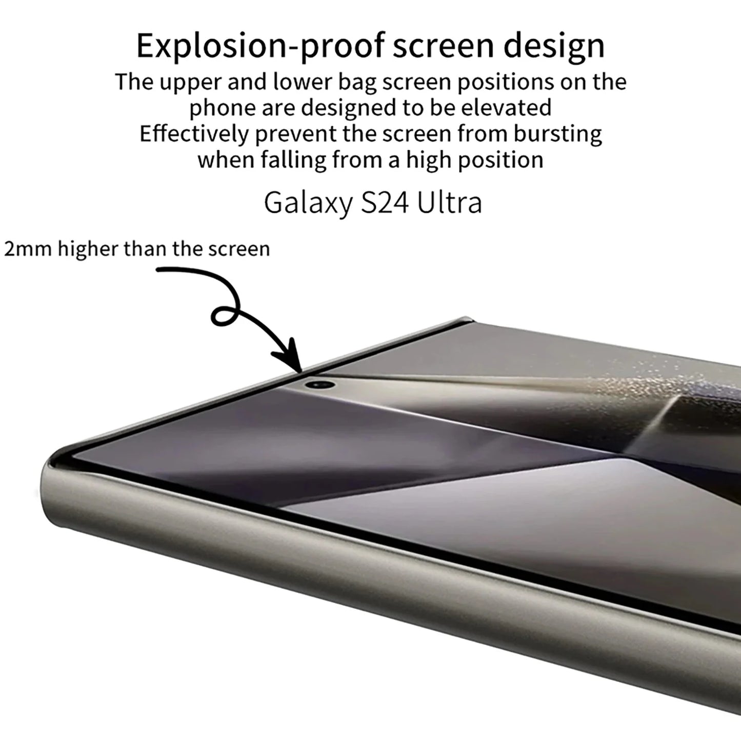 Luxury Plain Leather Case Lens Protection For Samsung Galaxy S25 S24 S23 THEROXYMOB