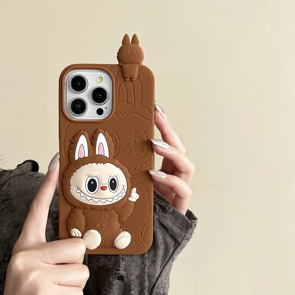 Funny Cartoon LaBubu Cover For iPhone 16 15 14