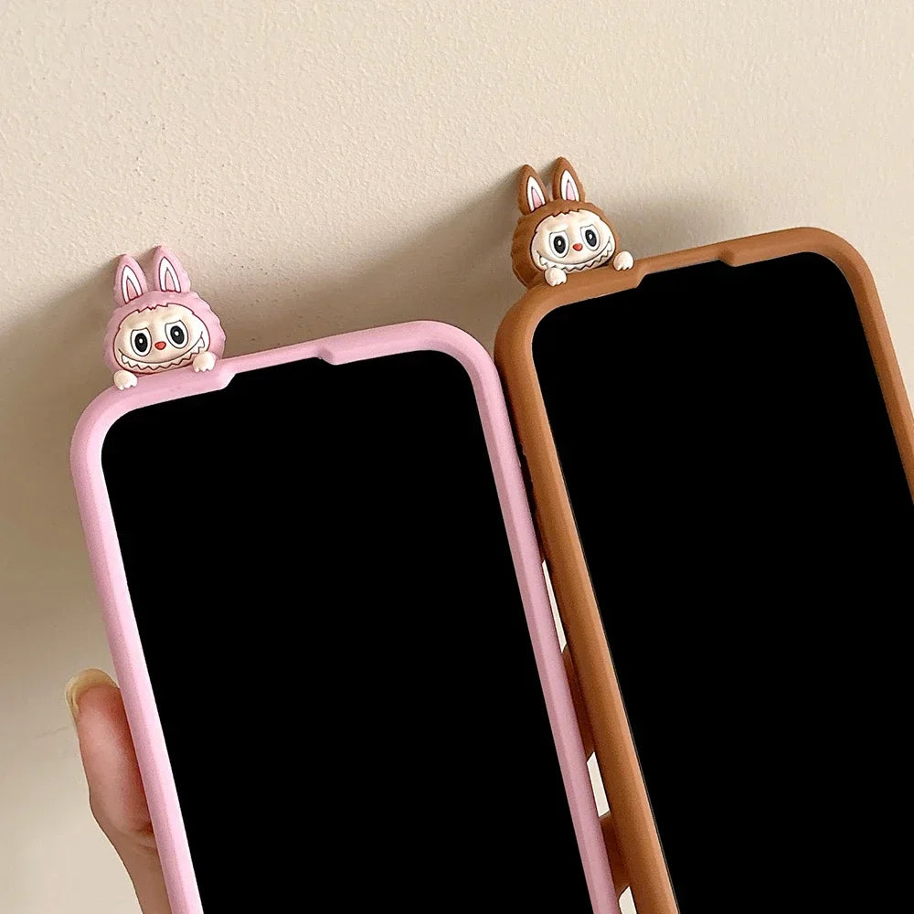Funny Cartoon LaBubu Cover For iPhone 16 15 14