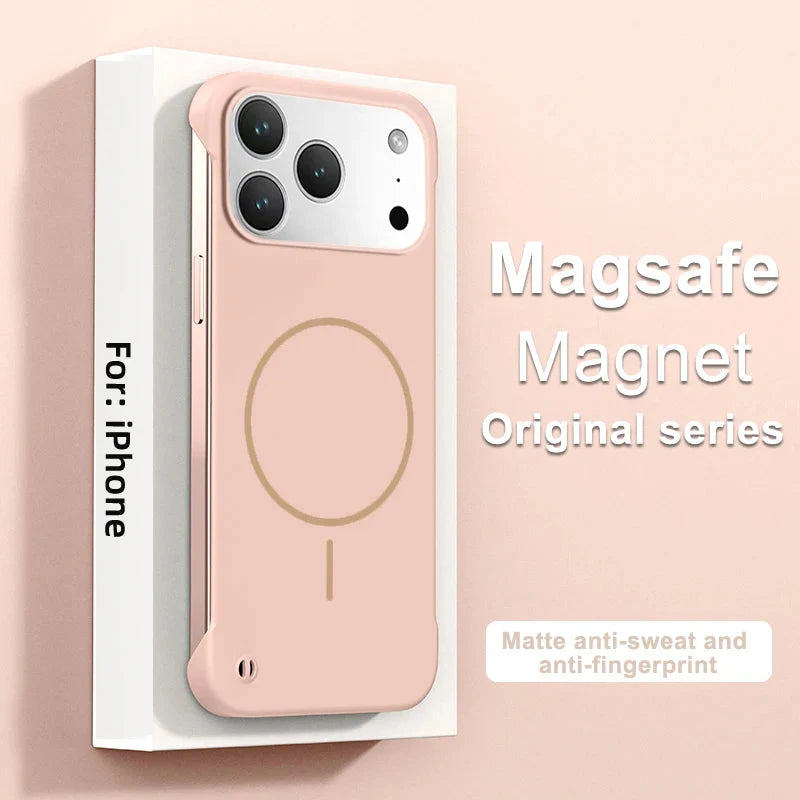 Frameless Magnetic Case For iPhone 17/ 16 /15 /14 THEROXYMOB