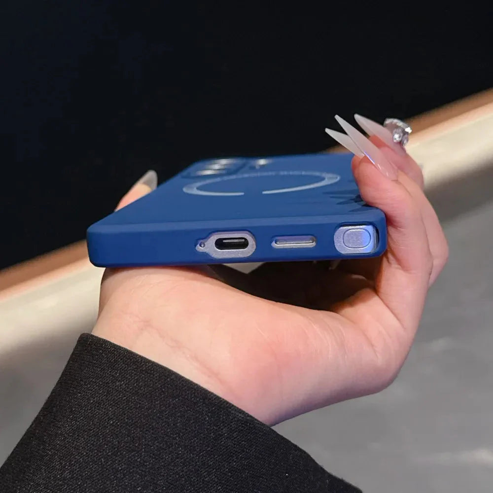Luxury Silicone Magnetic Magsafe Case For Samsung Galaxy S25 S24 S23 THEROXYMOB