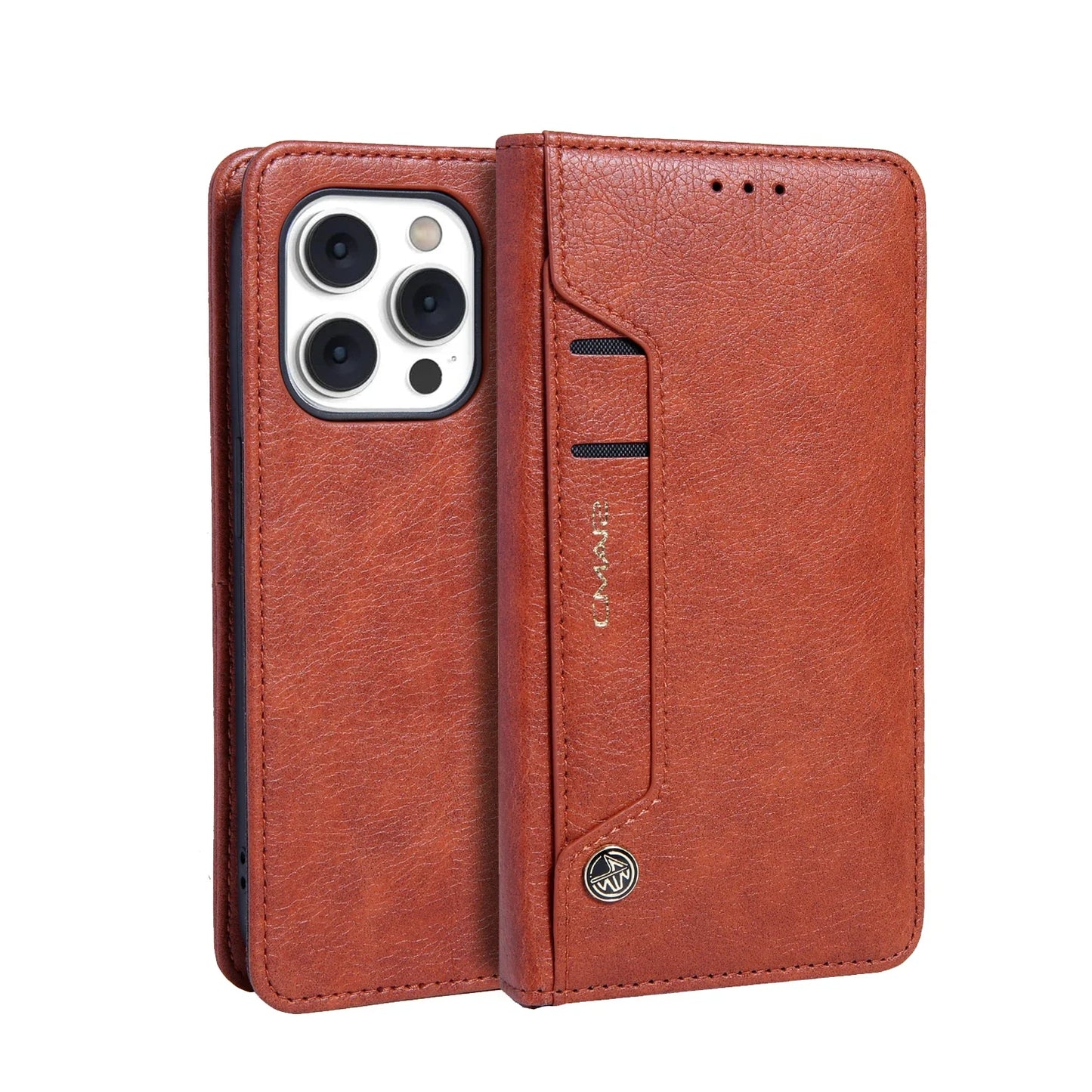 Luxury Leather Wallet Card Slot Holder Phone Case For iPhone 16 15 14