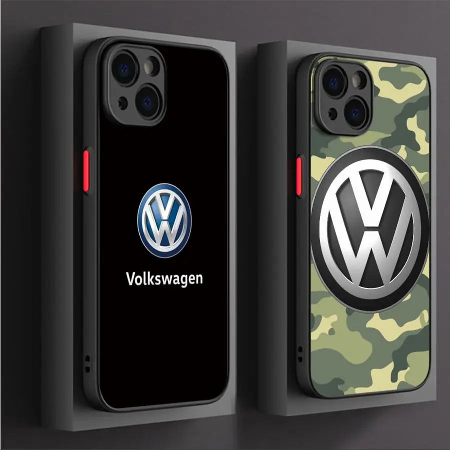 Cool V-Volksw-agen Logo Phone Case for Apple iPhone 16 15 14