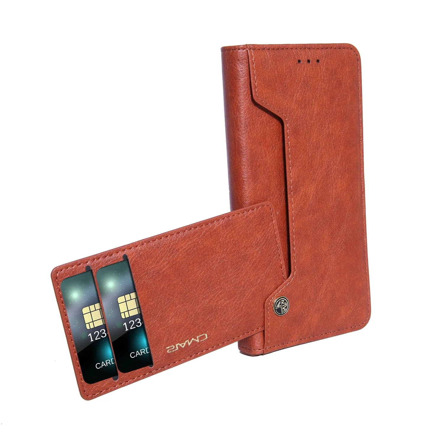 Luxury Leather Wallet Card Slot Holder Phone Case For iPhone 16 15 14