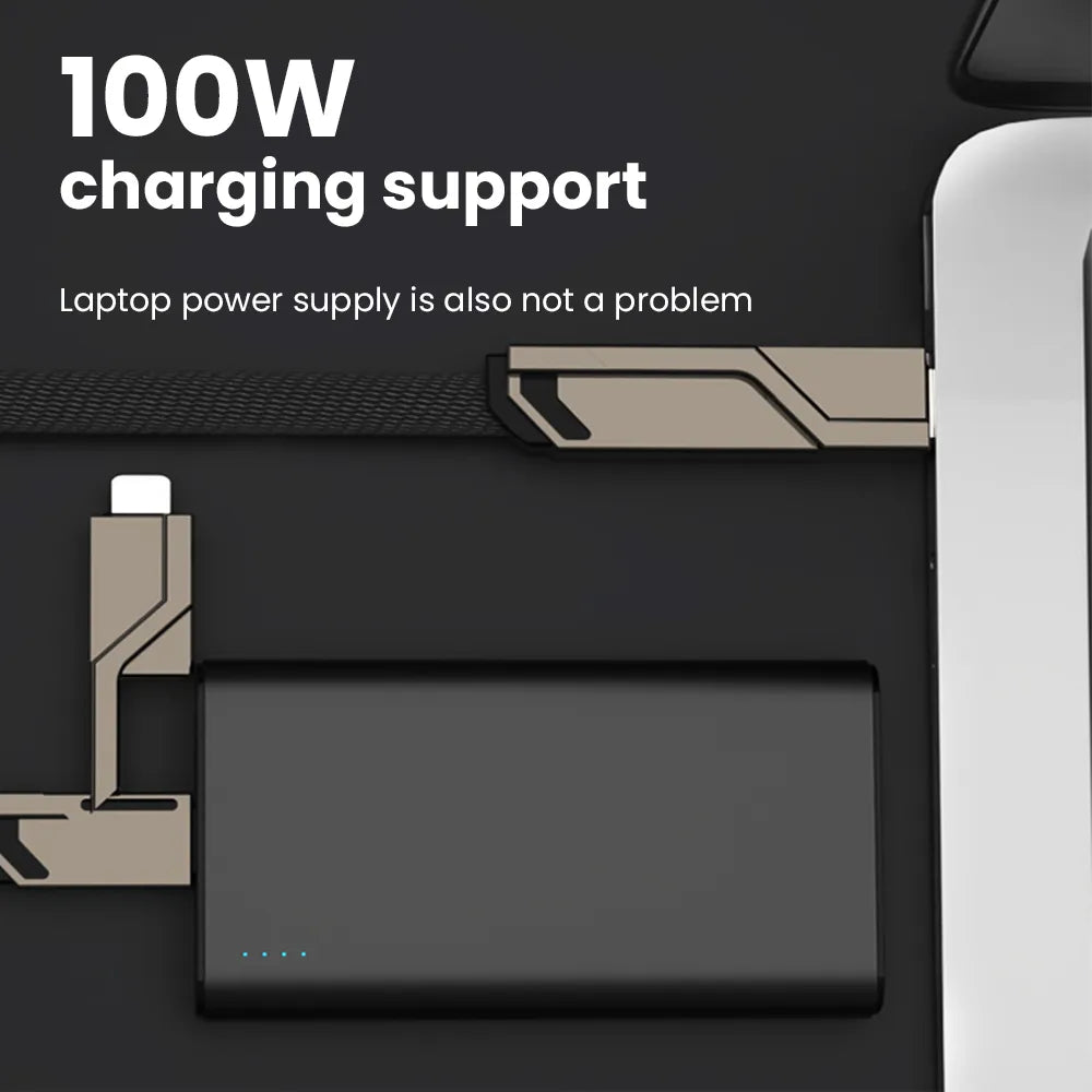 4-in-1 The Cable Fast Charger for iPhone Series And Samsung Series