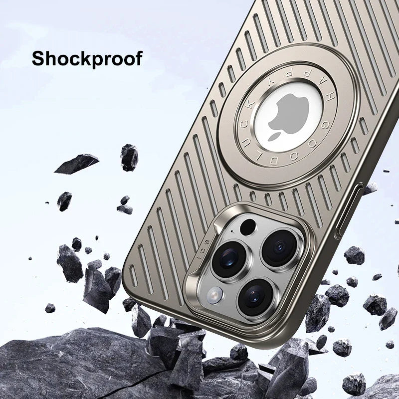 MAGNETIC CASE MATTE HEAT DISSIPATION HARD FOR IPHONE 16 15 14