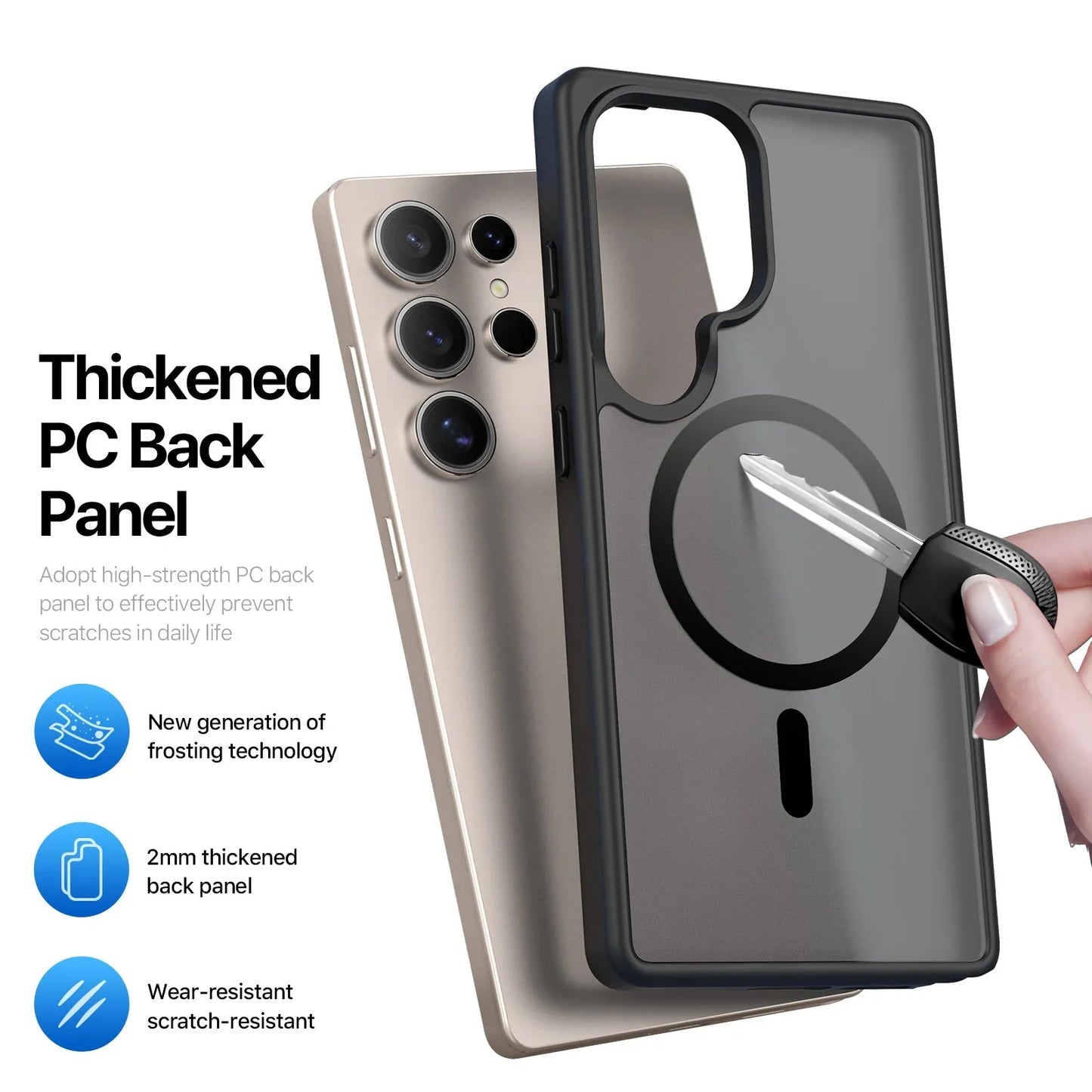 Luxury Magsafe Case for Samsung Galaxy S25 Series THEROXYMOB